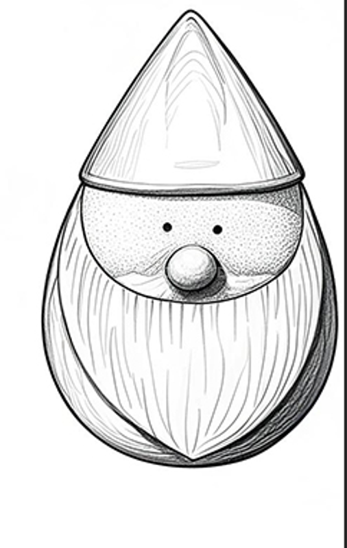 Santa-Claus-Oval-Ornament