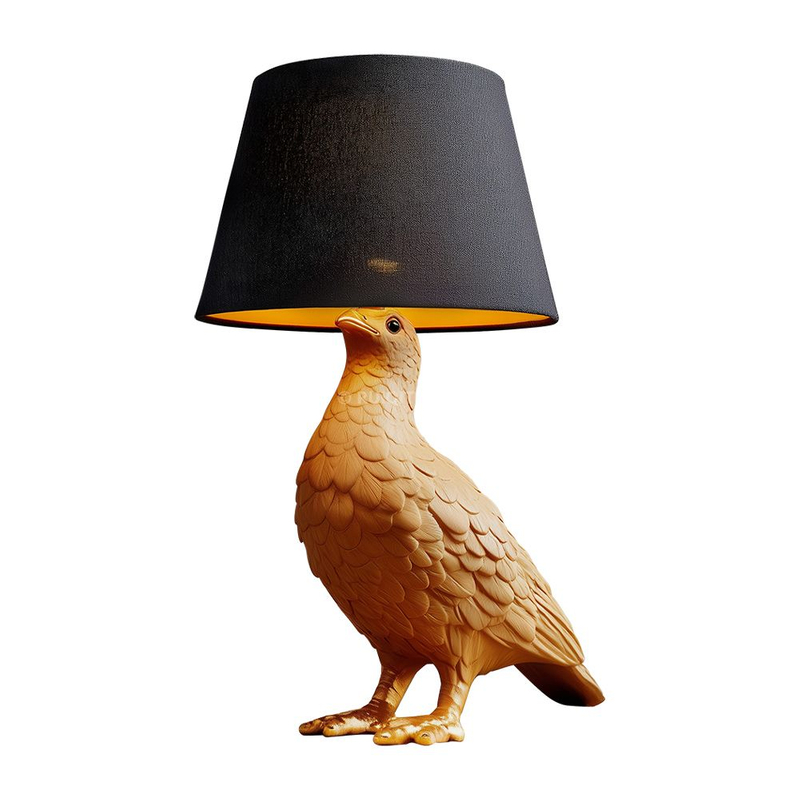 Feathered Bird Lamp