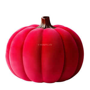 Flocked Pumpkin