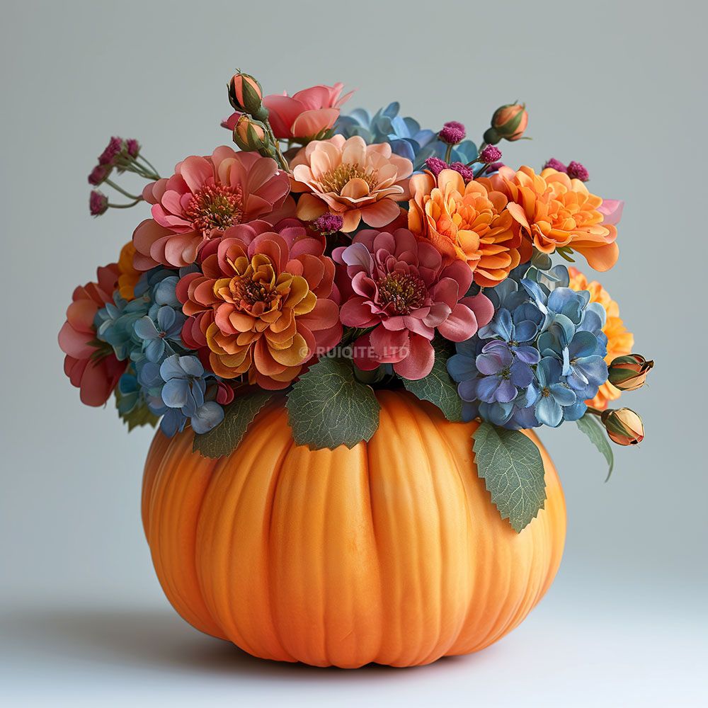 Artificial Pumpkin Flower Decoration