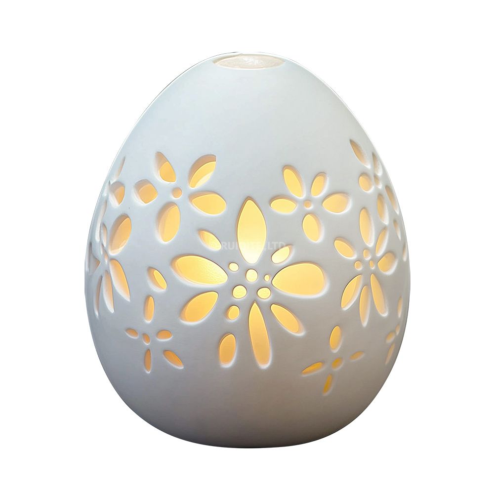 White Easter Egg Lantern