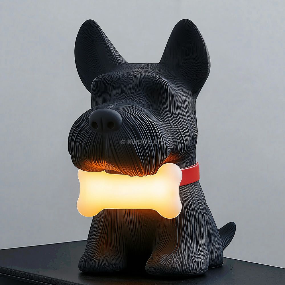 Schnauzer Bone Night Lamp