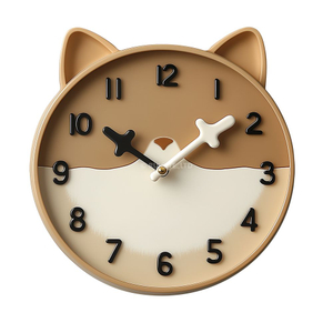 cat-themed clock